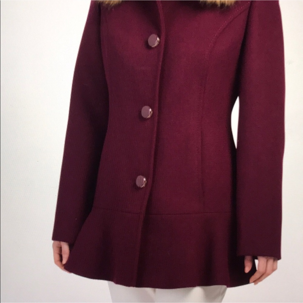 Kate spade wool coat with faux fur collar brand new with tag - Picture 3 of 8